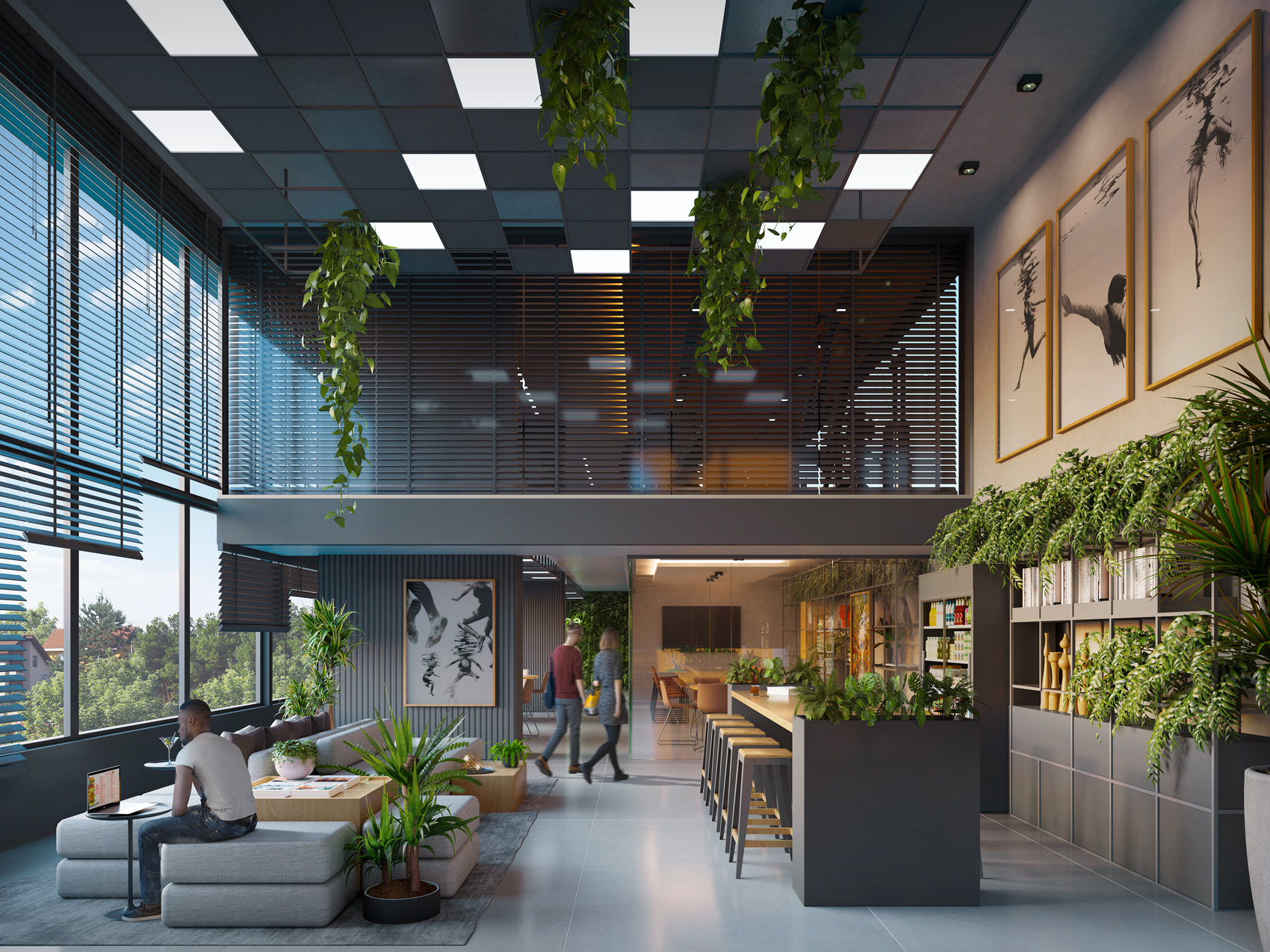 Perspectiva Ilustrada do Looby