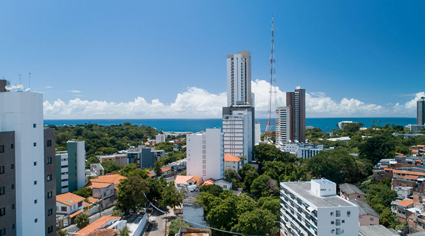 Vista áerea de São Lázaro